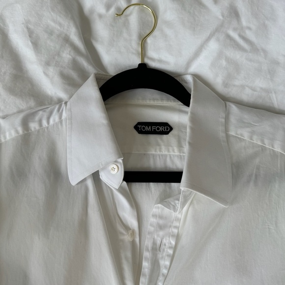 TOM FORD COTTON BUTTON DOWN SHIRT. - Picture 2 of 2
